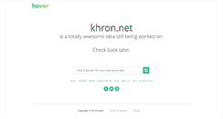 Desktop Screenshot of blog.khron.net