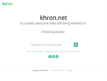 Tablet Screenshot of blog.khron.net