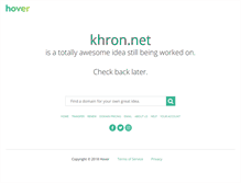 Tablet Screenshot of khron.net