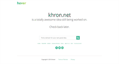 Desktop Screenshot of neuronus.khron.net